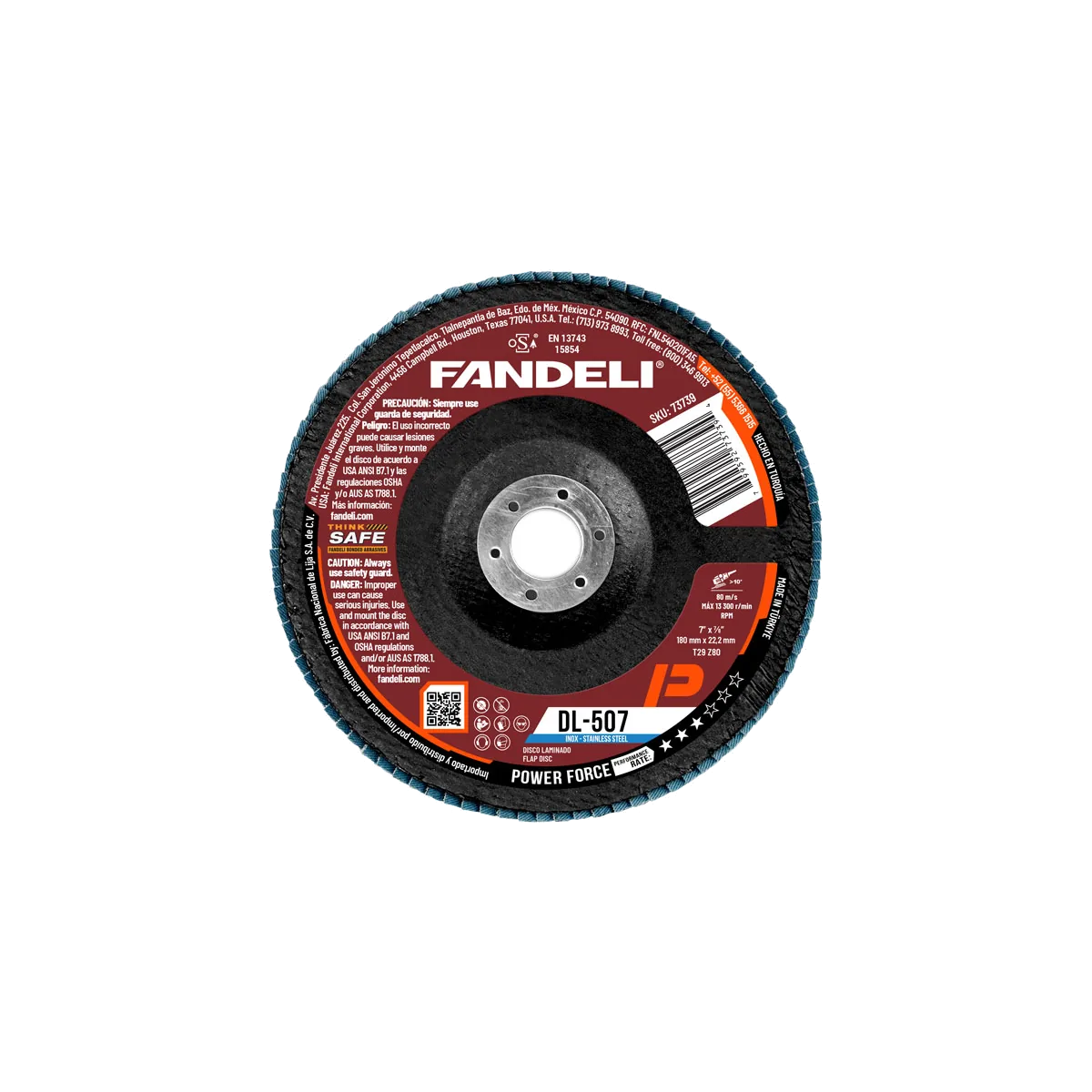 Disco 7" Fandeli Pro DL-507